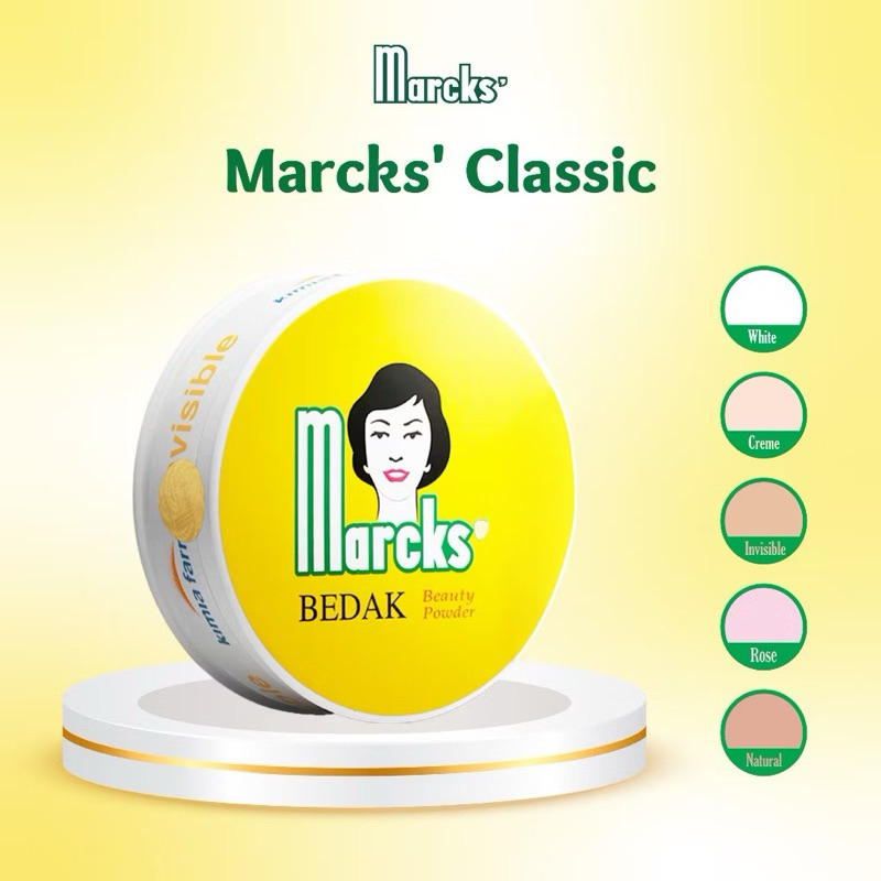 Marcks' Classic Bedak 40gr - Marcks Bedak Tabur Murah