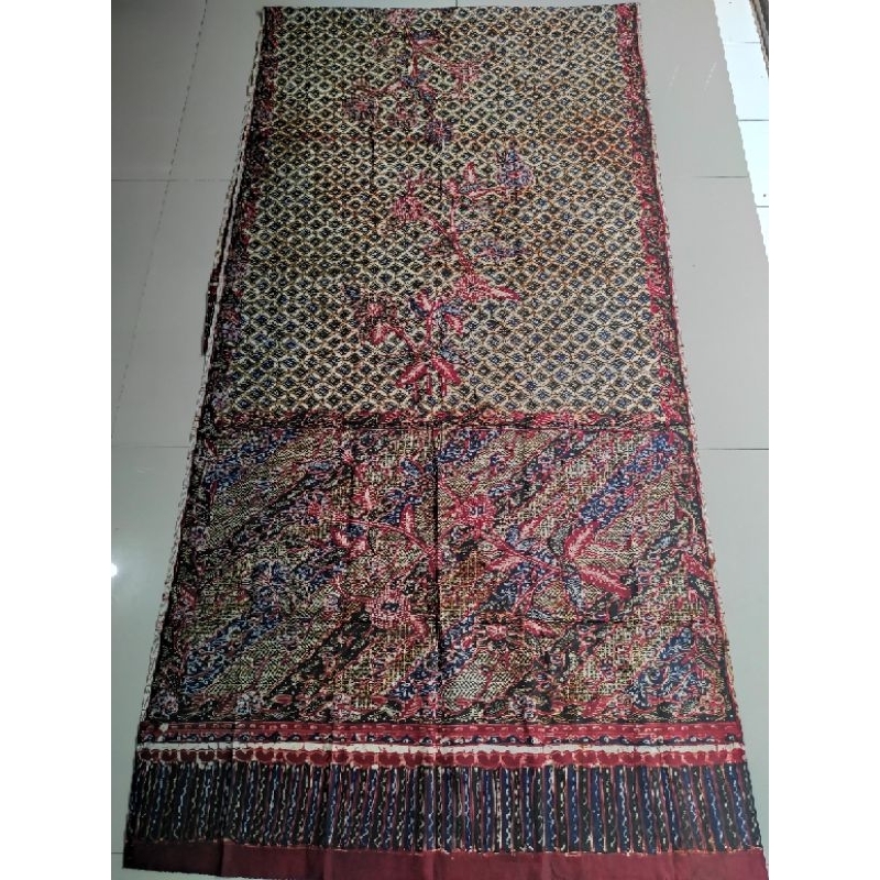 Selendang gendongan bayi batik tulis lasem motif soganan asli batik tulis