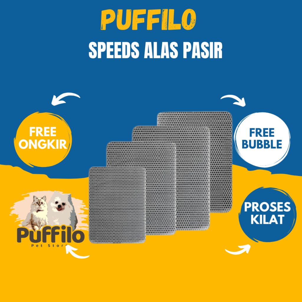 Speeds Alas Pasir Kucing - Keset Pasir Kucing Double Layer