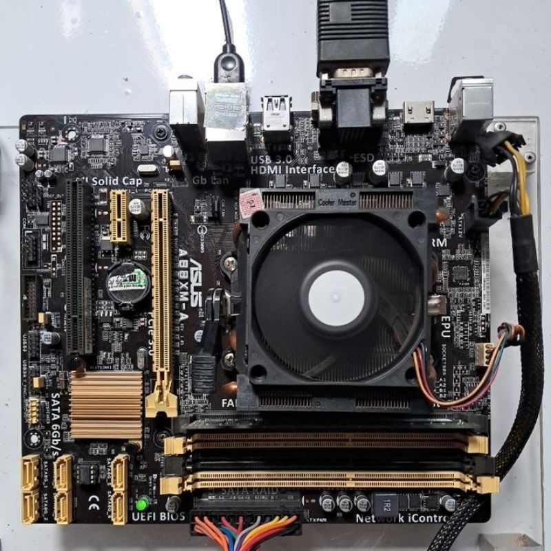 Motherboard Asus A88XM+prosesor A10-7870k R7+fan