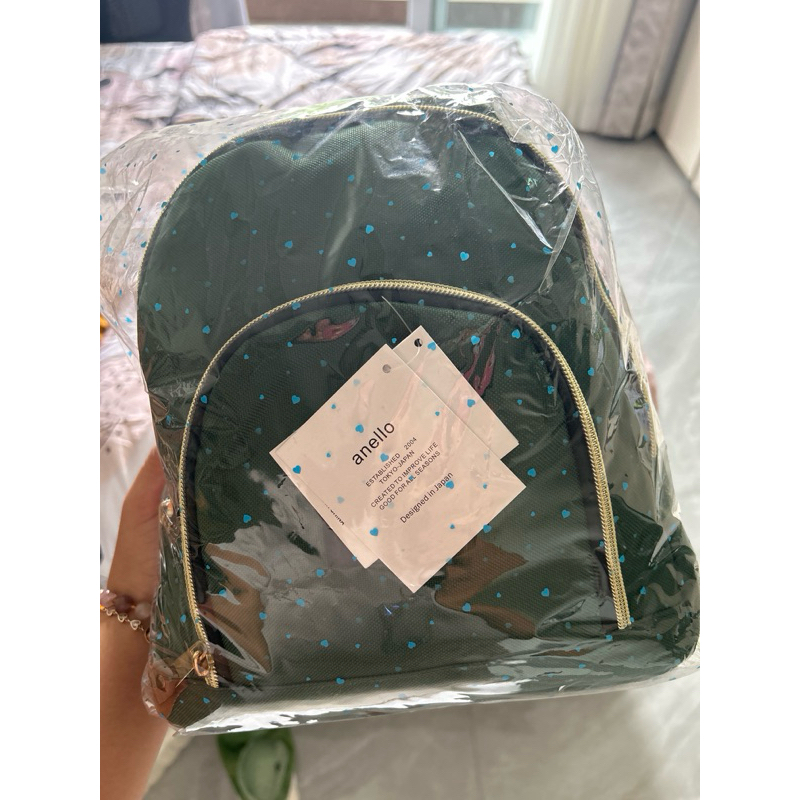(UNUSED) (SEALED) ORIGINAL Anello Green backpack