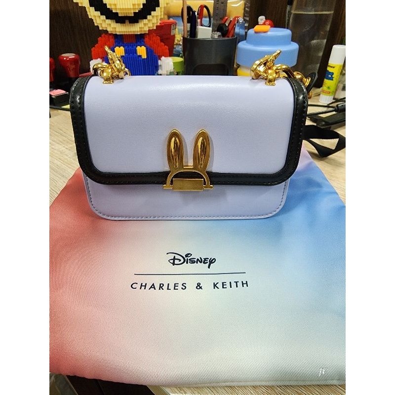 Charles & Keith X Disney Zootopia Collection Judy Hopps Metalic (NEW) - Lilac