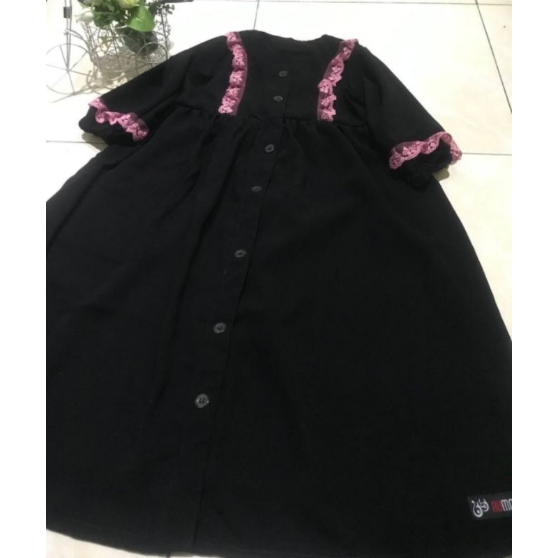SET  Gamis Jilbab Safar Anak Perempuan