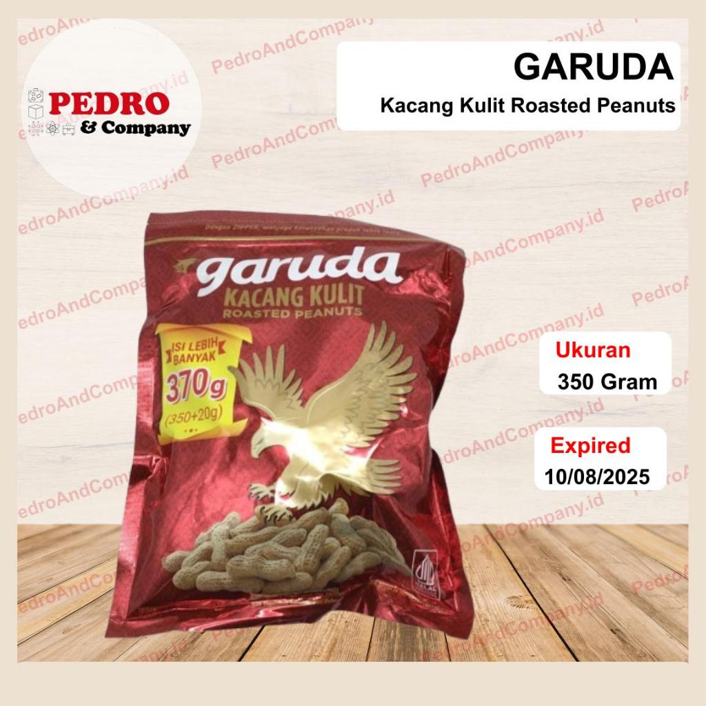 

Garuda kacang kulit roasted peanut 350 gram + Bonus kacang panggang kulit