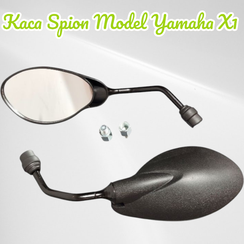 Kaca Spion Model Yamaha X1 , NMAX , AEROX , LEXI , JUPITER , Merek ASL