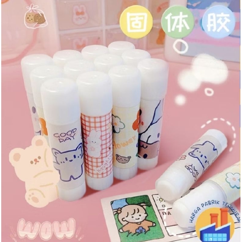 

Lem Kertas Korea Lucu dan Murah, Lem stick putar