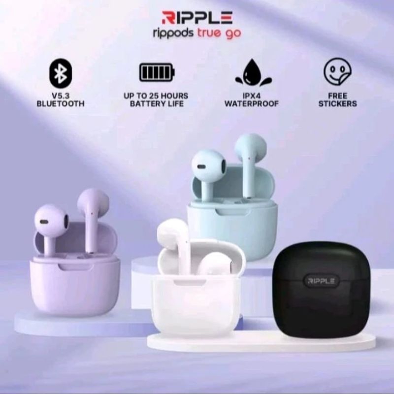 Ripple Rippods True Go TWS Headset Bluetooth Mini Earphone