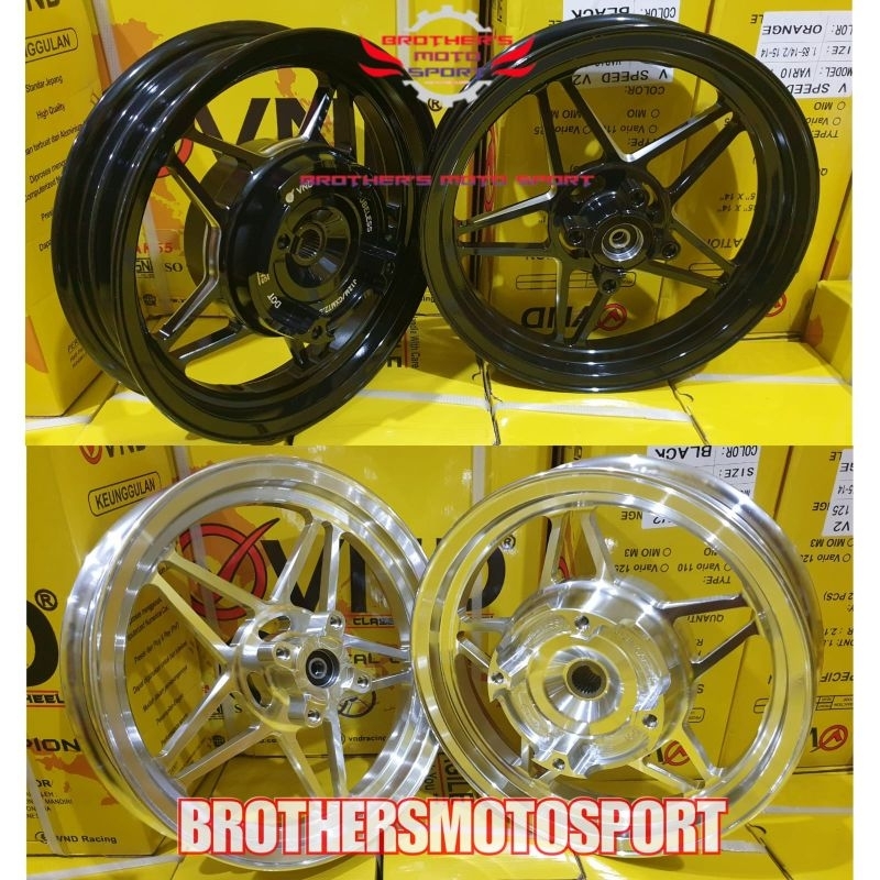 velg vnd vspeed v2 215x12 & 250x12 stylo abs pelak bintang vnd stylo160abs velg vnd vspeed gen2 styl