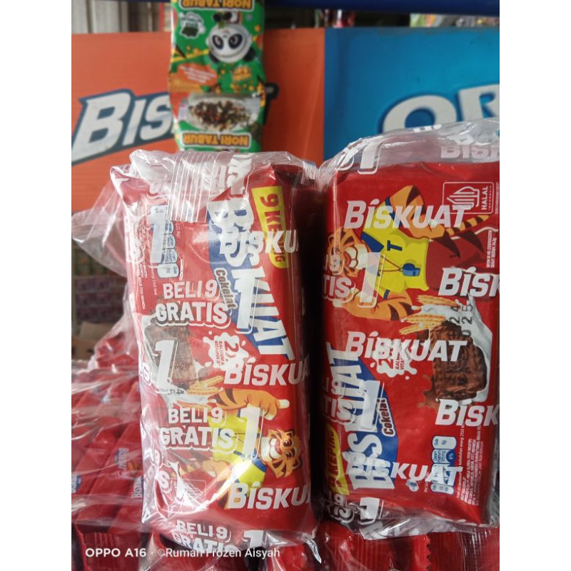 BISKUAT BISKUIT RASA COKLAT ISI 20