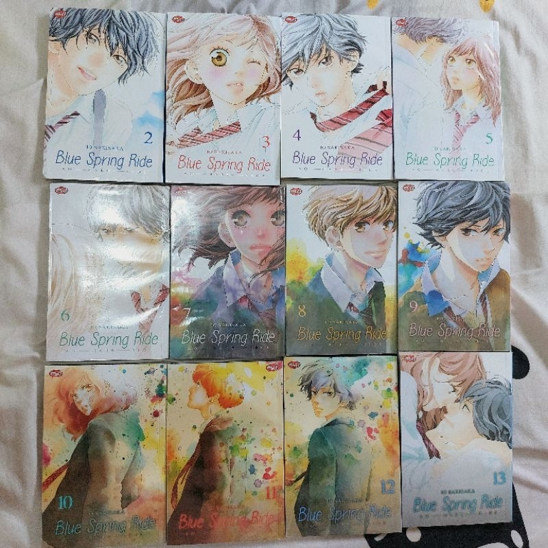 (Second like New, mulus) Komik Blue Spring Ride set vol 2-13 tamat ao haru ride jadul