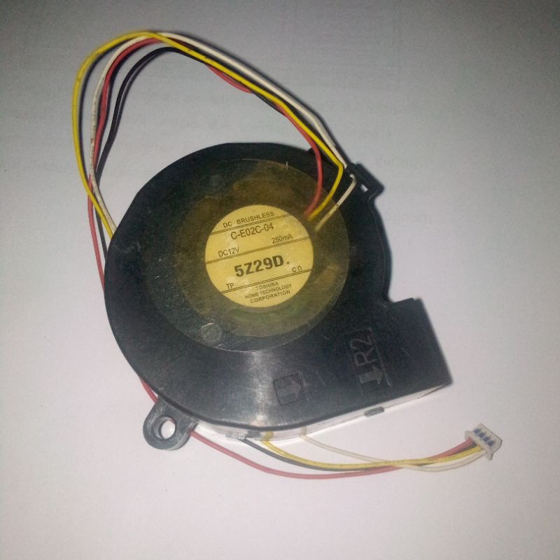 KIPAS FAN PROYEKTOR EPSON EB-C2100XN C2050WN C2080XN C745XN ORIGINAL TOSHIBA C-E02C-04 12V 250mA