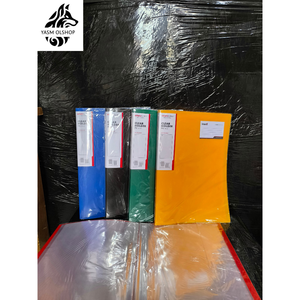 

InterX Clear Holder FC 20 Pocket Map Kantong Plastik isi 20 Lembar