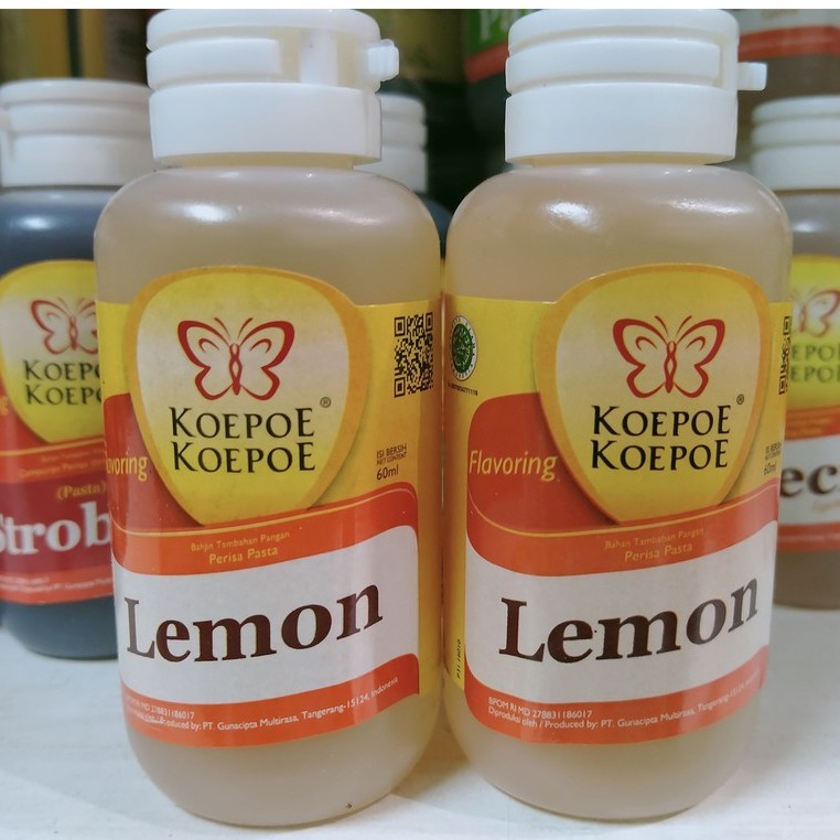 

Perisa atau essens Lemon dari Koepoe Koepoe