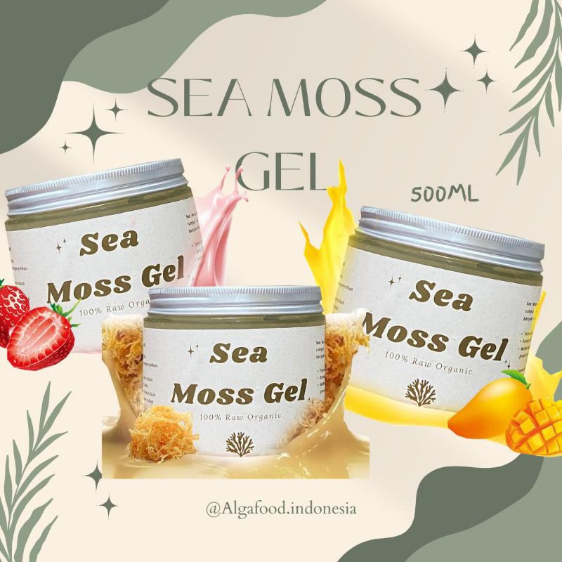 

SEAMOSS GEL 500ml sea moss euchema cotoni