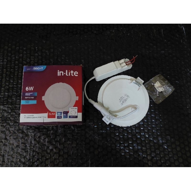 LAMPU PANEL LED 6 WATT BULAT INBOW IN LITE LAMPU DOWNLIGHT LED 6WATT IN-LITE