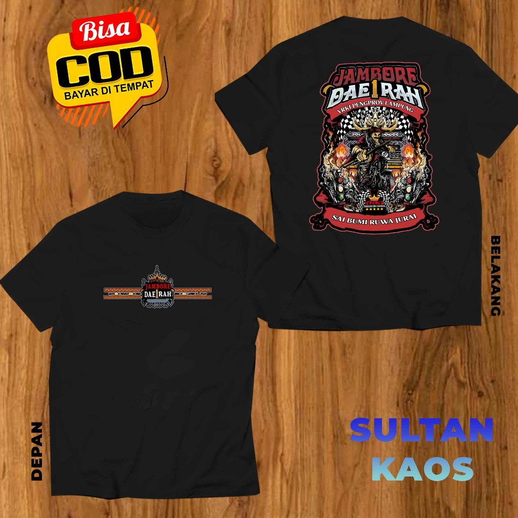 T-SHIRT JAMDA 4 YRKI LAMPUNG /KAOS DISTRO RX KING JAMBORE DAERAH LAMPUNG / TSHIRT DEWASA JAMDA LAMPU