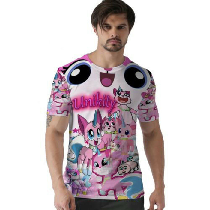 Kaos Unikitty Tshirt Fullprint Bahan Polyester Jersey [PO 3 Hari]