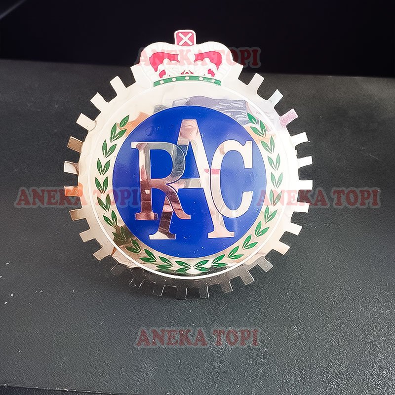 Emblem Grill RAC Aksesoris Tempelan Mobil RAC - Aneka Topi