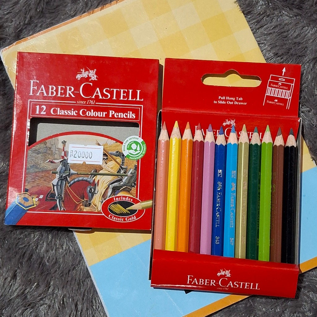 

PENSIL KAYU FABER-CASTELL KERTAS WARNA CLASSIC