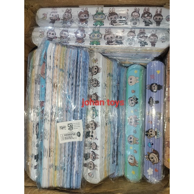 

100 PCS PENGGARIS LIPAT MOTIF CAMPUR