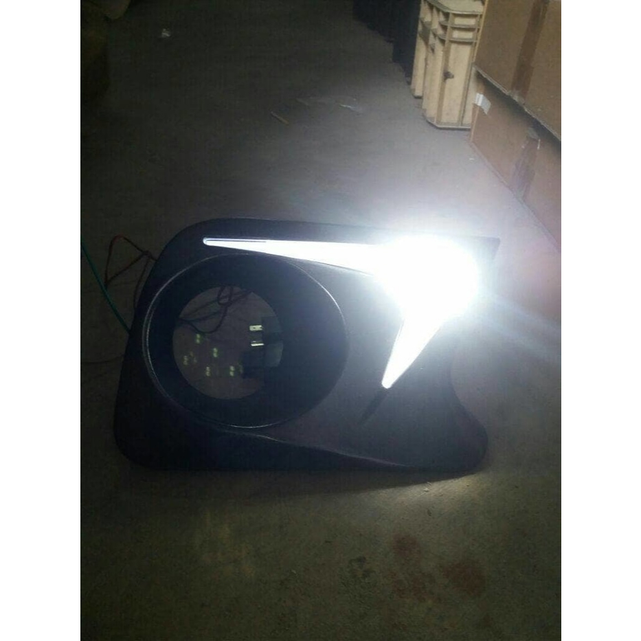 ALL NEW AVANZA COVER FOG LAMP MODEL ORI+DRL VARIASI TOYOTA AVANZA GARNISH COVER FOGLAMP AVANZA