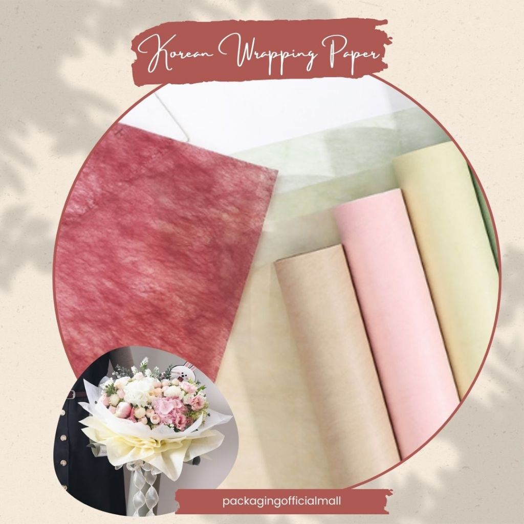 

KOREAN WRAPPING PAPER / TISSUE ROLL / KERTAS BUKET BUNGA / KAIN BUKET / CELLOPHANE