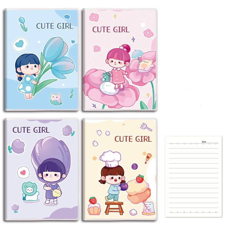 

Buku Tulis Notebook Buku Catatan Karakter Lucu Cute Girl Space Boy Cute Bear #t064