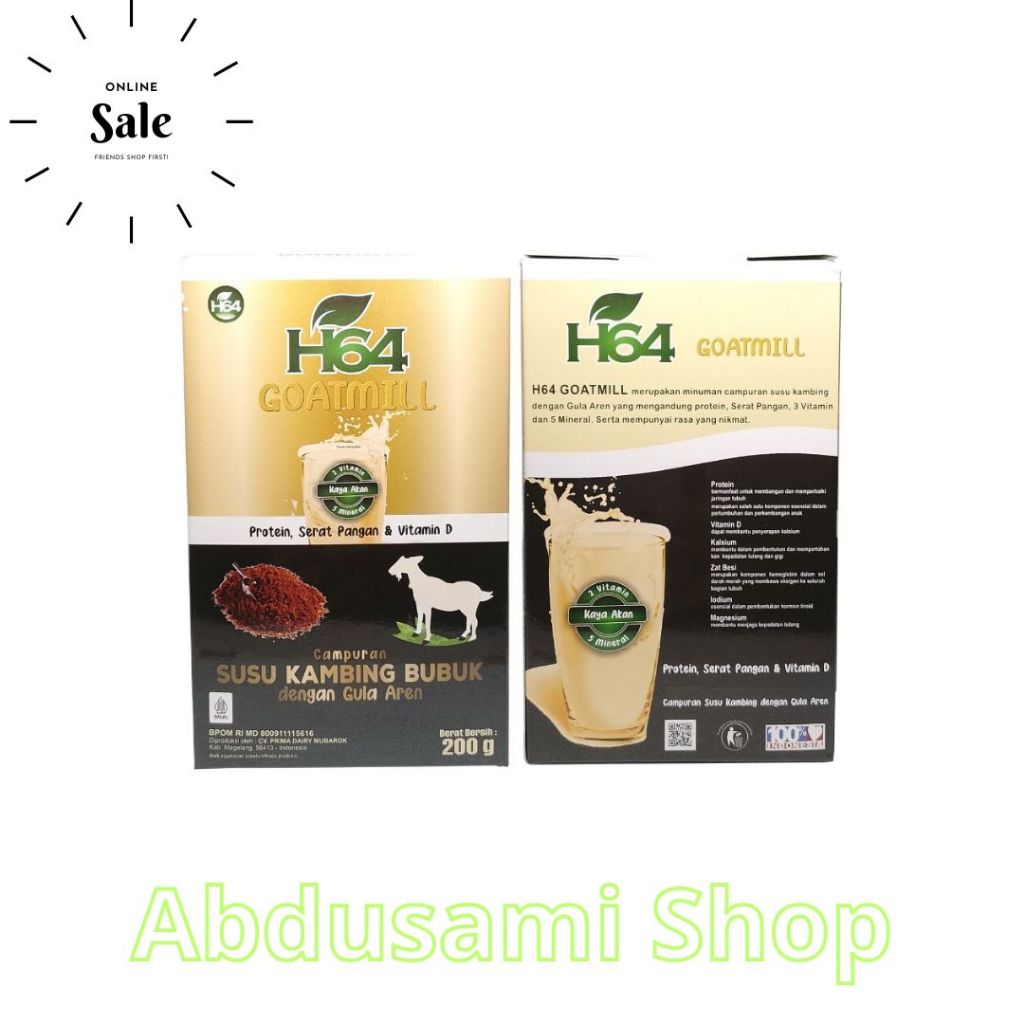 

Susu Kambing Etawa Gula Aren H64 Goatmill bubuk Asli Original Promo