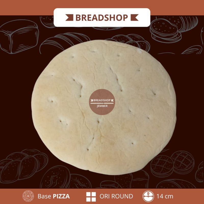 

BREADSHOP ROTI PIZZA UKURAN 14CM | BASE PIZZA 14CM