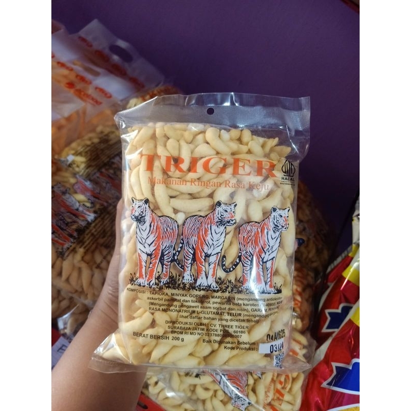 

BIDARAN KEJU MERK TRIGER 200 gram per pack