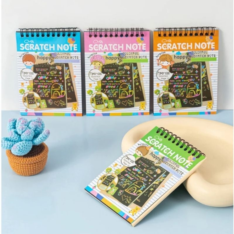 

Scratch Note Buku Warna Catatan Kreatif anakTanpa Batas , Scratch Note Happy Vote Kalendar