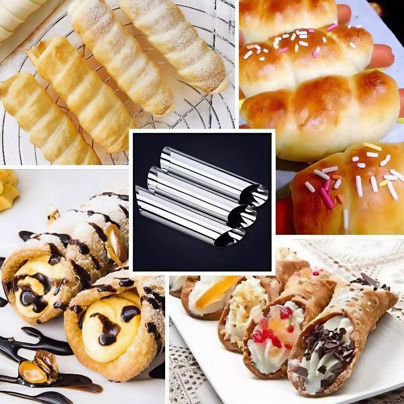 cetakan canoli / cetakan cannoli horn / kue horn / cetakan puff pastry