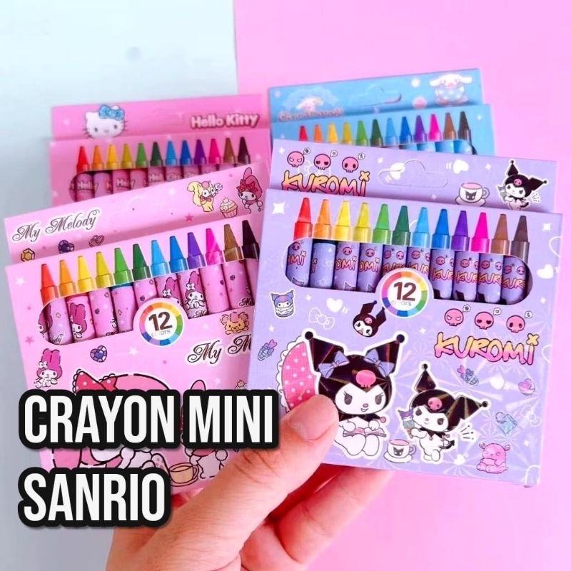 

Krayon Mini Sanrio Premium Isi 12 Pcs – Desain Lucu dan Berkualitas