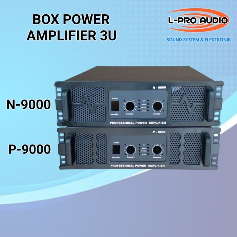 BOX POWER AMPLIFIER N9000 3u CASING KOTAK APMLIFIER