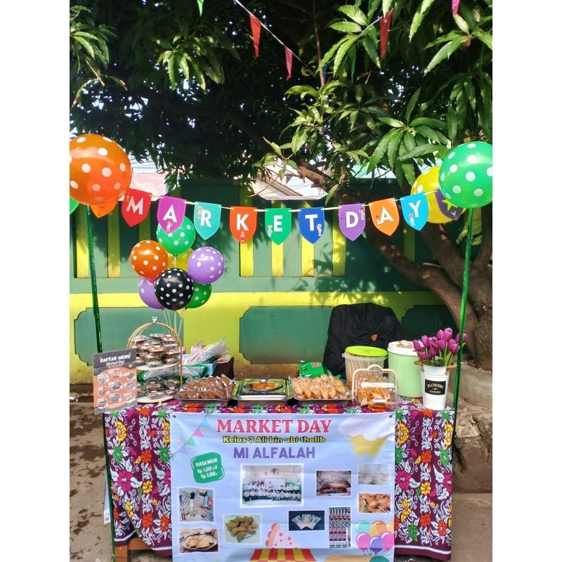 AKSESORIS MARKET DAY ART CARTOON