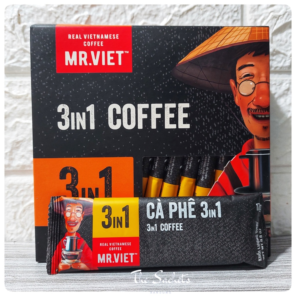 

MR. VIET Real Vietnamese Coffee 3in1 Coffee Sachet