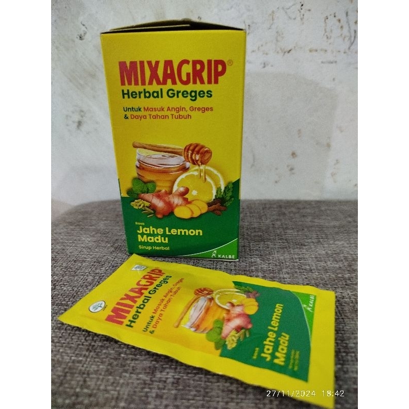 

Mixagrip Herbal Greges Untuk Masuk Angin, Greges & Daya Tahan Tubuh