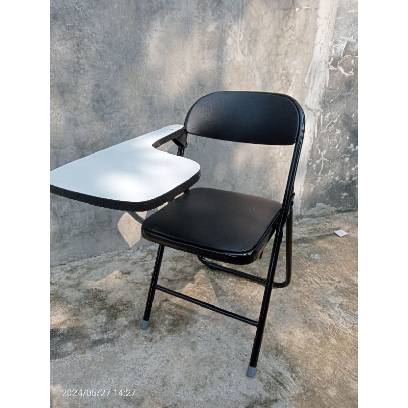 KURSI LIPAT KULIAH/KURSI BELAJAR CHITOSE/FUTURA HITAM (REKONDISI)