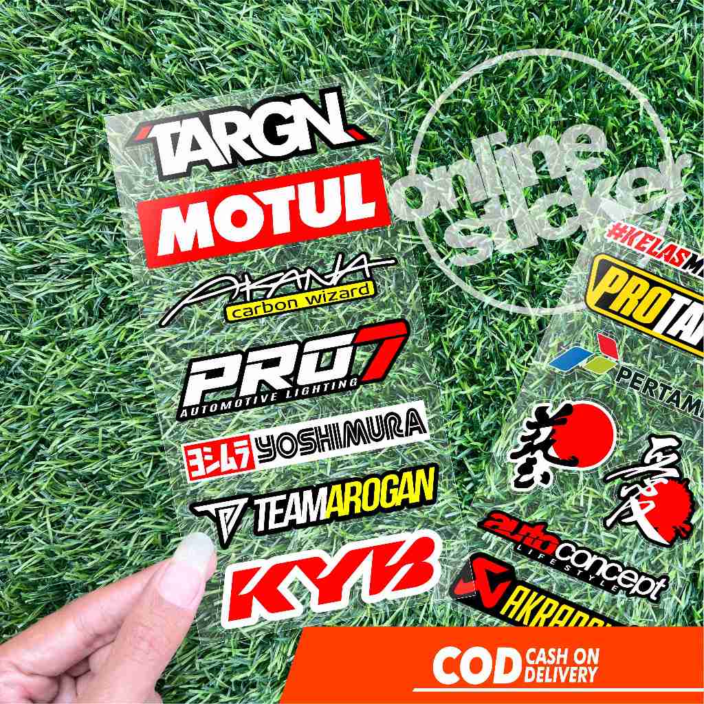 Stiker Sepaket Racing Style Motor | Printing Premium