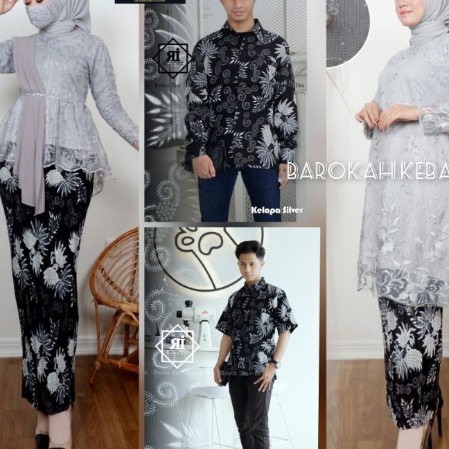 Termurah COUPLE KEBAYA DAN BATIK  KEBAYA SERAGAM  KEBAYA TUNIK  KEBAYA WISUDA  COUPLE BATIK KEKUARGA