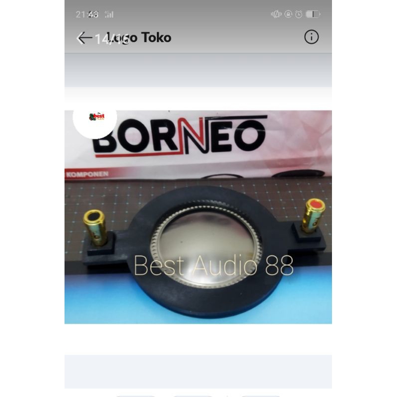 Spul spool spol tweter horn Borneo RX 58 RK voice 51.3mm 2 inch