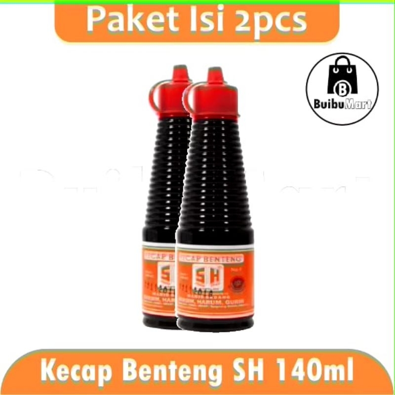 

2 Pcs - SH Benteng Kecap Manis 140ml Kemasan Botol