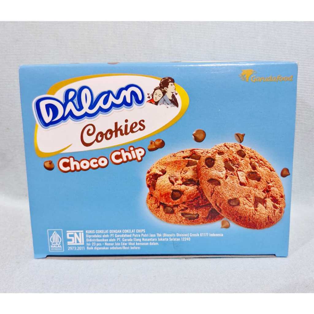 

Dilan Cookies Choco Chip (1 Box isi 23 Pcs)