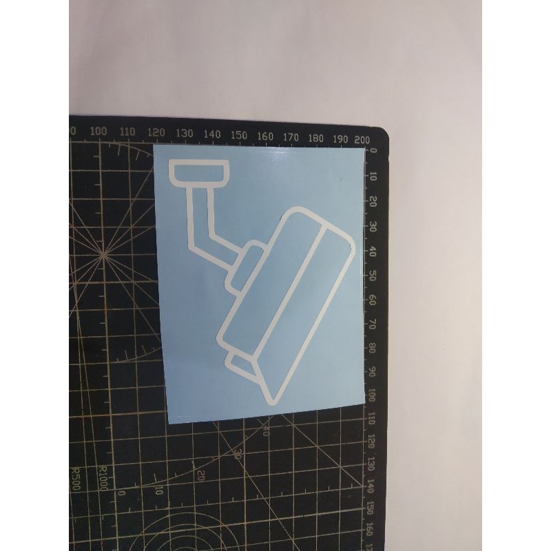 

sticker cutting cctv
