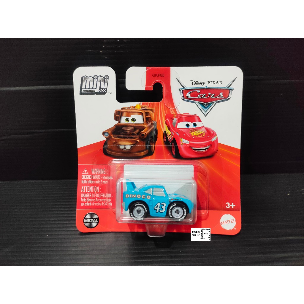 Strip Weathers AKA The KING Dinoco Cars Mini Racers Disney Pixar Mattel