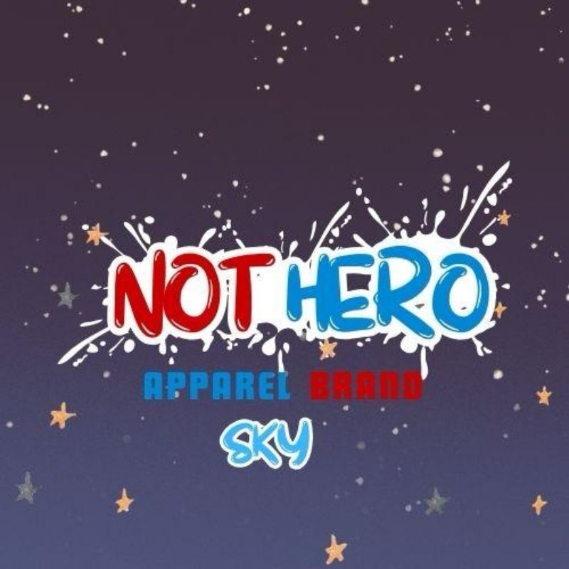 

stiker not hero sky