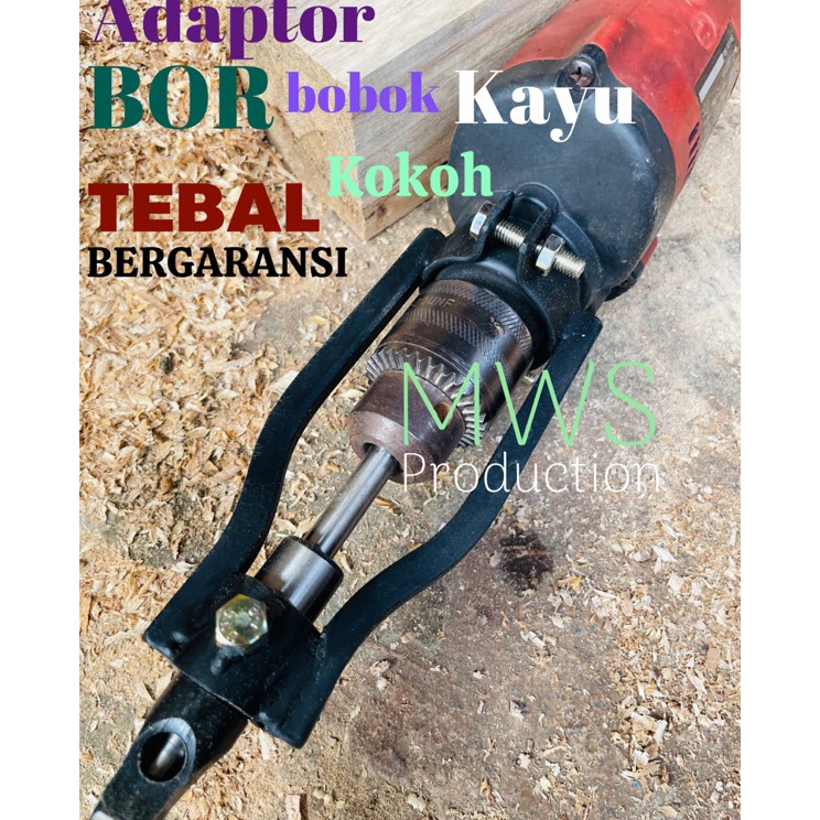 Super Tambahan  Adaptor bor bobok kayu  alat penjepit mata bor pahat  aksesoris mesin Bor tangan  me