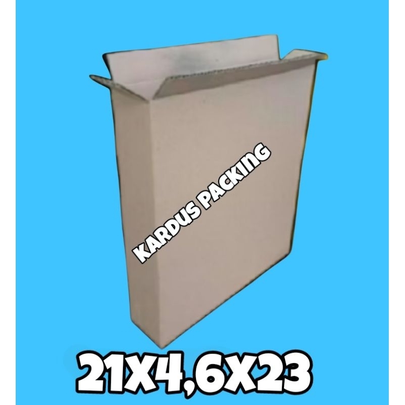 

kardus ukuran 21x4.5x23 kardus kecil kardus besar