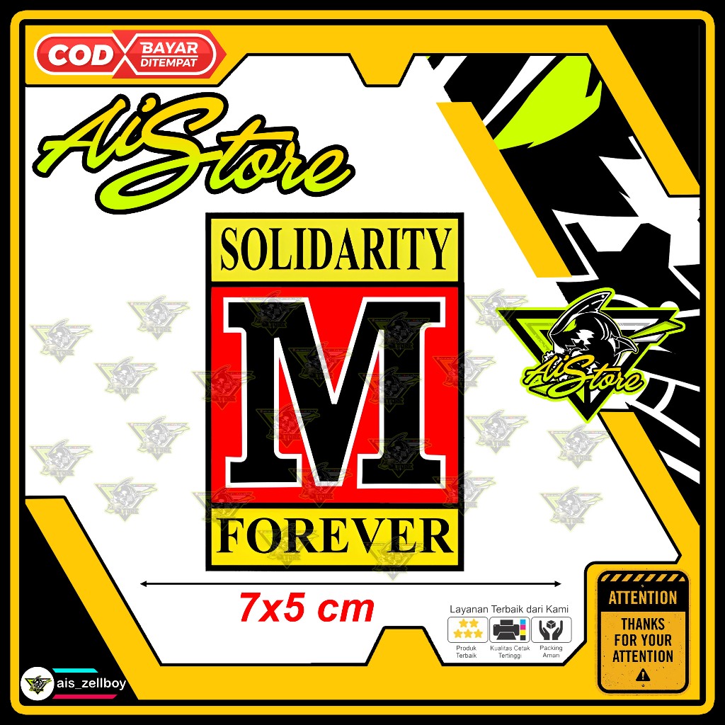 Stiker M Solidarity