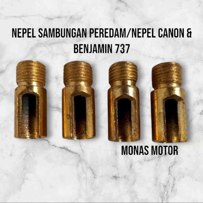 Monas Motor Nepel Sambungan Peredam/Canon & Benjamin 737